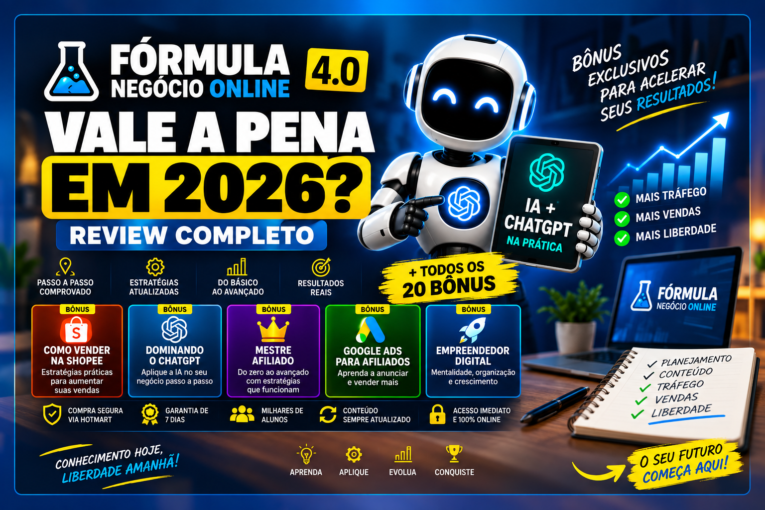 Fórmula Negócio Online vale a pena em 2026? Review completo do FNO